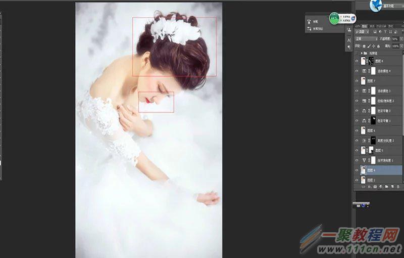 Photoshop给婚纱照片制作出梦幻效果